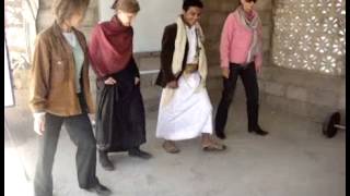 FOREIGN STUDENTS LEARN YEMENI DANCE AT YIAL [upl. by Botzow]