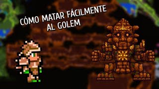 TUTORIAL Cómo derrotar fácilmente al Golem  Terraria 1436 [upl. by Hercules]