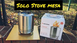 Solo Stove Mesa Burn and Review [upl. by Erehpotsirhc955]