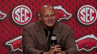 Landon Jackson speaks at 2024 SEC Media Days [upl. by Ecinuahs796]