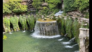 Villa deste Gardens and Fountains World Heritage Site AMAZING  Tivoli Italy  ECTV [upl. by Dripps]