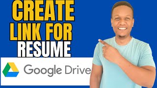 How To Create Google Drive Link For Resume [upl. by Edelman]