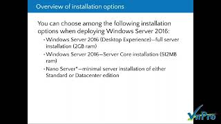 Introducing windows server 2016 phần 2 [upl. by Ikiv]