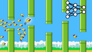 AI Learns to play Flappy Bird [upl. by Geno]