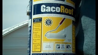 GACO roof coating [upl. by Idnis734]