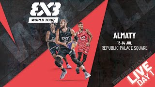 RELIVE  FIBA 3x3 World Tour Almaty 2024  Day 1 [upl. by Queena448]