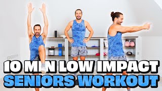 NEW 10 Minute Low Impact Seniors Workout  Joe Wicks Workouts [upl. by Adnoel383]