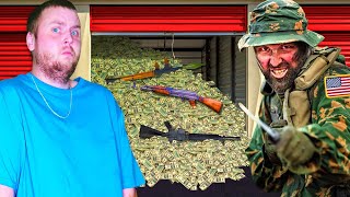 I Bought a Furious Army Rangers Storage Unit Found WEAPONS and MONEY [upl. by Esilram]