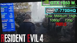 Resident Evil 4 Remake on Lenovo Legion Y520  NVIDIA GeForce GTX 1050 Laptop Intel Core i77700HQ [upl. by Candy]