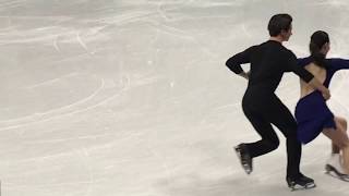 Pyeongchang ice dance practice  Virtue Moir chocktaw 2 [upl. by Hiller289]