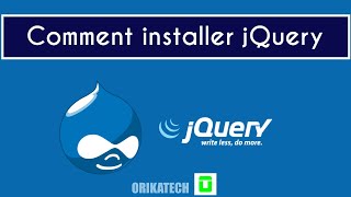 Installer jQuery  5 [upl. by Vernon254]