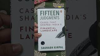 15 Judgments Shaping Indias Financial Landscape  Saurabh Kirpal  BOOK REVIEW ENGLISH [upl. by Roma58]