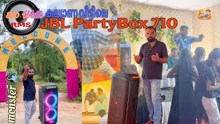 2 Years Old JBL PartyBox 710  Bass machineamp 800Watt Rmswith dynamic Light show Bass boostmonster [upl. by Nyliuqcaj]