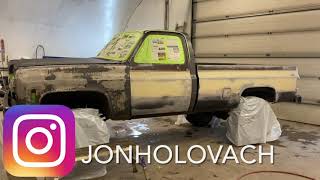 Patina paint job on 1980 Chevrolet K10 Squarebody Part 2 [upl. by Consalve]