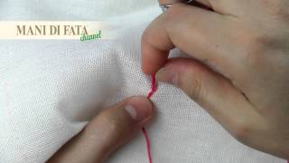 MANI DI FATA  PUNTO CATENELLA  CHAIN STITCH  PUNTO DE CADENA [upl. by Elockcin]