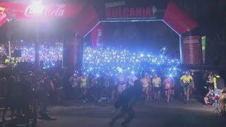 Kilian Jornet wins Ultramarathon in the Canary Islands [upl. by Delmar]