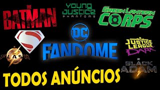 SURTO TODOS 30 FILMES  SERIADOS do DC FANDOME 2021 [upl. by Ulland]