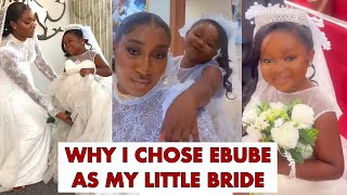 Faith Duke Reveals Why She Chose Ebube Obio As Her Little Bridesmaid At Her Wedding Amidst Criticism [upl. by Tiga]