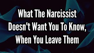 What The Narcissist Doesnt Want You To Know [upl. by Aihsotal690]