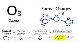 Calculating O3 Formal Charges Calculating Formal Charges for O3 Ozone [upl. by Sonnie]