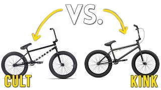 KINK WHIP VS CULT CONTROL Which BMX Bike is Better [upl. by Annauj699]