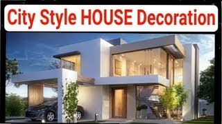 City Style HOUSE Decoration  Nice Looking Front Of Home [upl. by Banyaz]