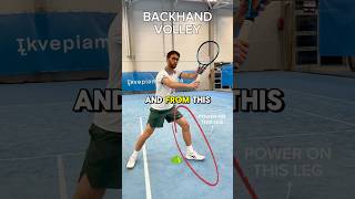 How to Hit a Tennis Volley BasicsFootwork tennis tennisvolley tennisfootwork tennisshorts [upl. by Lucais]