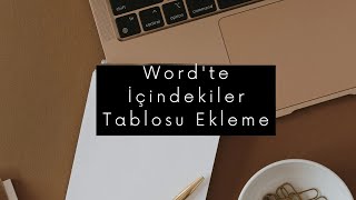 Wordte İçindekiler Tablosu Ekleme  2 dk [upl. by Obala]