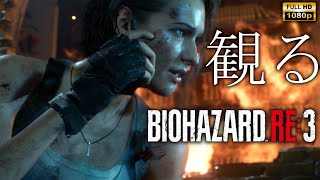 【観るゲーム】BIOHAZARD RE3  日本語音声・日本語字幕 [upl. by Amiaj]