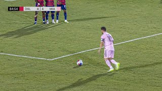 Messi Impossible Free Kick vs Dallas [upl. by Siryt]