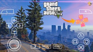 How To Play GTA 5 In PPSSPP GTA V On PSP Android [upl. by Rehtaef]