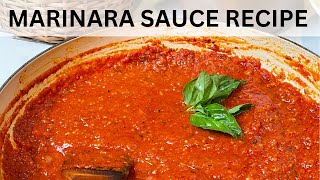 Marinara Sauce Recipe [upl. by Anailuy]