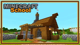 How to Build an Armourer Workshop  Minecraft School  Tutorial Lets Play  Lesson 40 [upl. by Blondelle950]