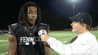 Pregame Interview with Fenwicks Nate Marshall [upl. by Ees]