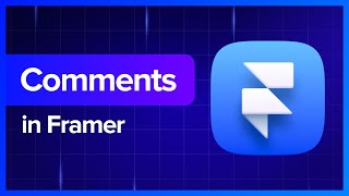 How to Add Comments in Framer Sites [upl. by Granger]