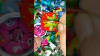 Strawberry syrup inside suricandy candy food youtubeshorts s [upl. by Aniret]