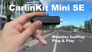 CarlinKit Mini SE adapter  Get Wireless CarPlay Plug amp Play Tutorial  Function Display [upl. by Tterrab804]