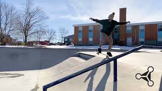 Antigonish Skatepark March 21 2021  Luke Campbell [upl. by Ahsenrat]