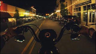 RAW Sound  Harley Davidson Sportster Iron 1200 Night Ride [upl. by Buffy]