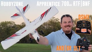 HobbyZone  Apprentice STOL  700mm  Unbox Build Radio Setup Maiden Flight NX10 amp RealFlight [upl. by Nylarahs]