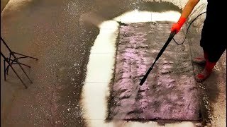 how to clean really dirty carpets  washing asmr deep clean carpet at home [upl. by Cinimmod243]