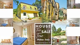 Character country house in gorgeous Italian Village in Trivento Molise  ITALIAN HOMES FOR SALE [upl. by Eimmak278]