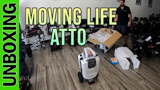 📦Atto Folding Mobility Scooter Unboxing Video [upl. by Oirtemed]