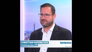 Christian Hafenecker quotRegierung treibt Spritpreise weiter in die Höhequot [upl. by Anigar]