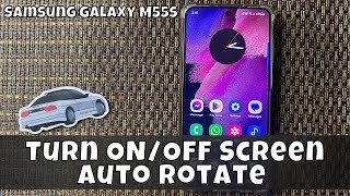 How To Turn ONOFF Screen Auto Rotate On Samsung Galaxy M55s latest [upl. by Alberik]