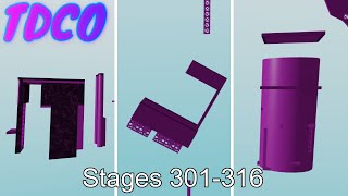 Tinys Difficulty Chart Obby Remastered Arduous Stages 301316 [upl. by Afaw]