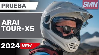 Prueba con Masterclass Arai TourX5  Opiniones y review en español [upl. by Antonietta735]