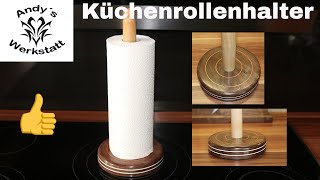 💧 Küchenrollen Halter Deluxe selber machen  Nussbaum und Kirsche [upl. by Perot502]