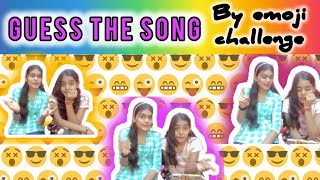 Guess the song by emoji challenge 😜 Emoji challenge Sisters comedy challenge Archita Gupta🙋 [upl. by Eihcra]