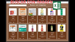 5️⃣4️⃣➖✅ BUSCAR CON IMAGENES ▶EXCELVBAVISUAL BASIC PARA APLICACIONES🔶 [upl. by Mihalco959]